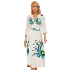 Peacock T-shirtsteal Your Heart Peacock 66 T-shirt Midsummer Wrap Dress