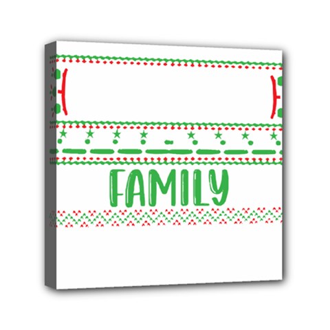 Faulkner Family Christmas T- Shirt Legend Faulkner Family Christmas T- Shirt Mini Canvas 6  X 6  (stretched) by ZUXUMI