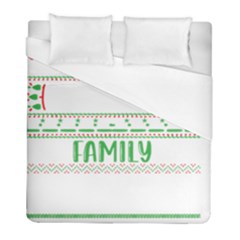 Faulkner Family Christmas T- Shirt Legend Faulkner Family Christmas T- Shirt Duvet Cover (full/ Double Size) by ZUXUMI