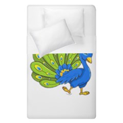 Peacock T-shirtsteal Your Heart Peacock 192 T-shirt Duvet Cover Double Side (single Size) by EnriqueJohnson