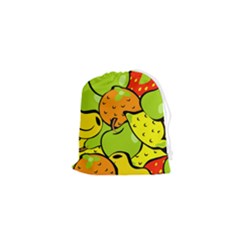 Fruit Food Wallpaper Drawstring Pouch (xs) by Dutashop