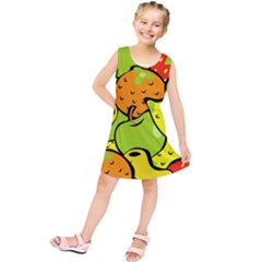 Fruit Food Wallpaper Kids  Tunic Dress by Dutashop