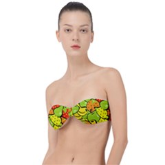 Fruit Food Wallpaper Classic Bandeau Bikini Top  by Dutashop