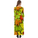 Fruit Food Wallpaper Button Up Maxi Dress View2