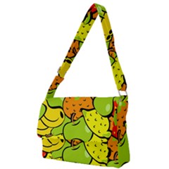 Fruit Food Wallpaper Full Print Messenger Bag (l) by Dutashop