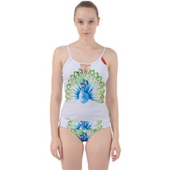 Peacock T-shirtsteal Your Heart Peacock 203 T-shirt Cut Out Top Tankini Set by EnriqueJohnson