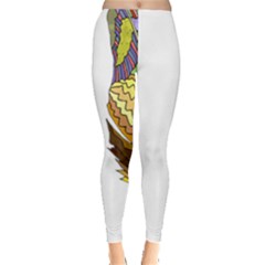 Feathers Design T- Shirtfeathers T- Shirt Everyday Leggings 