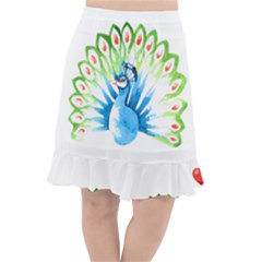 Peacock T-shirtsteal Your Heart Peacock 203 T-shirt Fishtail Chiffon Skirt by EnriqueJohnson