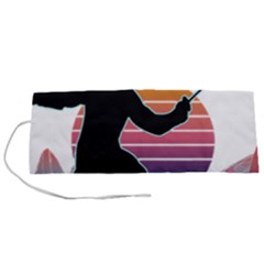 Fencing Funny T- Shirt Fencing Sport Fencing T- Shirt (1) Roll Up Canvas Pencil Holder (s) by ZUXUMI