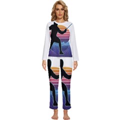 Fencing Funny T- Shirt Fencing Sport Fencing T- Shirt (1) Womens  Long Sleeve Lightweight Pajamas Set by ZUXUMI