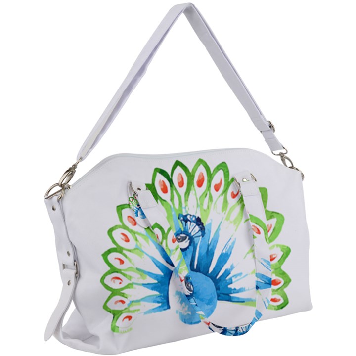 Peacock T-shirtsteal Your Heart Peacock 203 T-shirt Canvas Crossbody Bag