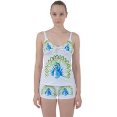 Peacock T-shirtsteal Your Heart Peacock 203 T-shirt Tie Front Two Piece Tankini by EnriqueJohnson