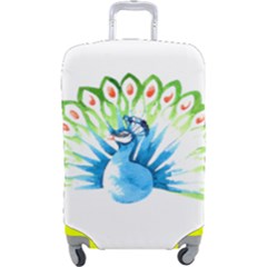 Peacock T-shirtsteal Your Heart Peacock 203 T-shirt Luggage Cover (large) by EnriqueJohnson