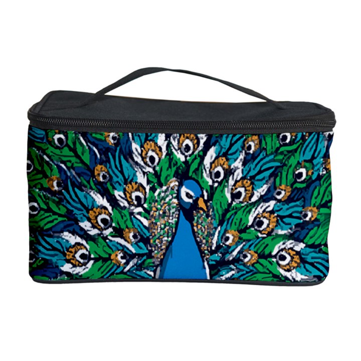 Peacock T-shirtwhite Look Calm Peacock 10 T-shirt Cosmetic Storage Case