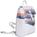 Breakwater Santa Cruz T- Shirt Lighthouse Breakwater Santa Cruz U S A Voyage Art Digital Painting Wa Buckle Everyday Backpack View2