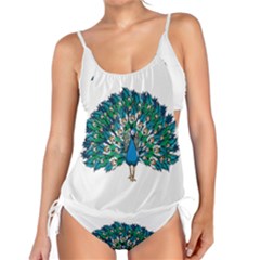 Peacock T-shirtwhite Look Calm Peacock 10 T-shirt Tankini Set by EnriqueJohnson