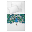 Peacock T-shirtwhite Look Calm Peacock 10 T-shirt Duvet Cover Double Side (Single Size) View1