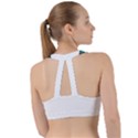 Peacock T-shirtwhite Look Calm Peacock 10 T-shirt Sweetheart Sports Bra View2