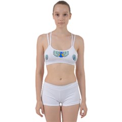 Peacock T-shirtwhite Look Calm Peacock 28 T-shirt (1) Perfect Fit Gym Set