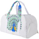 Peacock T-shirtwhite Look Calm Peacock 28 T-shirt (1) Burner Gym Duffel Bag View1