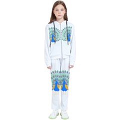 Peacock T-shirtwhite Look Calm Peacock 28 T-shirt (1) Kids  Tracksuit