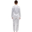 Peacock T-shirtwhite Look Calm Peacock 28 T-shirt (1) Women s Long Sleeve Satin Pajamas Set	 View2