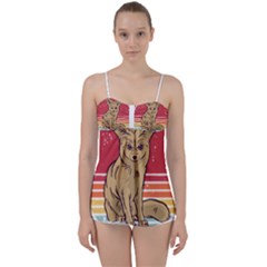 Fennec Fox T- Shirt Fennec Fox Is My Spirit Animal T- Shirt Babydoll Tankini Set by ZUXUMI