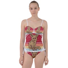 Fennec Fox T- Shirt Fennec Fox Is My Spirit Animal T- Shirt Sweetheart Tankini Set by ZUXUMI