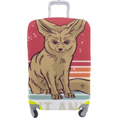 Fennec Fox T- Shirt Fennec Fox Is My Spirit Animal T- Shirt Luggage Cover (large) by ZUXUMI