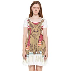 Fennec Fox T- Shirt Fennec Fox Is My Spirit Animal T- Shirt Inside Out Cap Sleeve Dress by ZUXUMI