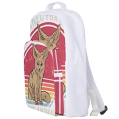 Fennec Fox T- Shirt Fennec Fox Is My Spirit Animal T- Shirt Double Compartment Backpack by ZUXUMI