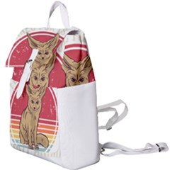 Fennec Fox T- Shirt Fennec Fox Is My Spirit Animal T- Shirt Buckle Everyday Backpack by ZUXUMI