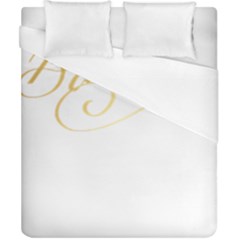 Breathe T- Shirt Breathe In Gold T- Shirt Duvet Cover (california King Size) by JamesGoode