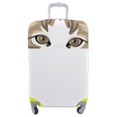 Peeking Cat T-shirtpeeking Cute Cat T-shirt Luggage Cover (medium) by EnriqueJohnson