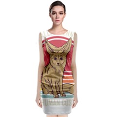 Fennec Fox T- Shirt Im Really A Fennec Fox T- Shirt Sleeveless Velvet Midi Dress by ZUXUMI