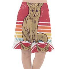 Fennec Fox T- Shirt Im Really A Fennec Fox T- Shirt Fishtail Chiffon Skirt by ZUXUMI