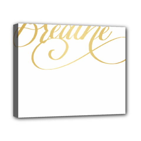 Breathe T- Shirt Breathe In Gold T- Shirt Canvas 10  X 8  (stretched) by JamesGoode