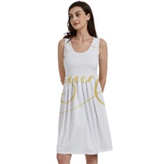 Breathe T- Shirt Breathe In Gold T- Shirt Classic Skater Dress by JamesGoode