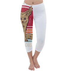 Fennec Fox T- Shirt Im Really A Fennec Fox T- Shirt Capri Winter Leggings  by ZUXUMI