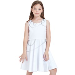 Breathe T- Shirt Breathe In Silver T- Shirt (1) Kids  Skater Dress by JamesGoode