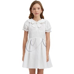 Breathe T- Shirt Breathe In Silver T- Shirt (1) Kids  Bow Tie Puff Sleeve Dress by JamesGoode