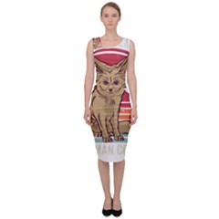 Fennec Fox T- Shirt Im Really A Fennec Fox T- Shirt Sleeveless Pencil Dress by ZUXUMI