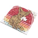 Fennec Fox T- Shirt Im Really A Fennec Fox T- Shirt Wooden Puzzle Square View2