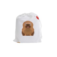 Pekingese T-shirtsteal Your Heart Pekingese 01 T-shirt Drawstring Pouch (medium) by EnriqueJohnson