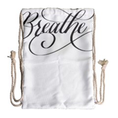 Breathe T- Shirt Breathe T- Shirt (1) Drawstring Bag (large) by JamesGoode