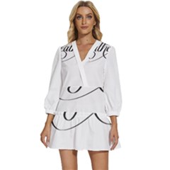 Breathe T- Shirt Breathe T- Shirt (1) V-neck Placket Mini Dress