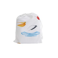 Pelican T-shirtsteal Your Heart Pelican 30 T-shirt Drawstring Pouch (medium) by EnriqueJohnson