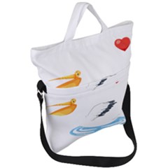 Pelican T-shirtsteal Your Heart Pelican 30 T-shirt Fold Over Handle Tote Bag by EnriqueJohnson