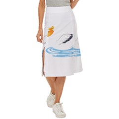 Pelican T-shirtsteal Your Heart Pelican 30 T-shirt Midi Panel Skirt by EnriqueJohnson