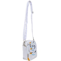 Pelican T-shirtwhite Look Calm Pelican 08 T-shirt (1) Shoulder Strap Belt Bag by EnriqueJohnson